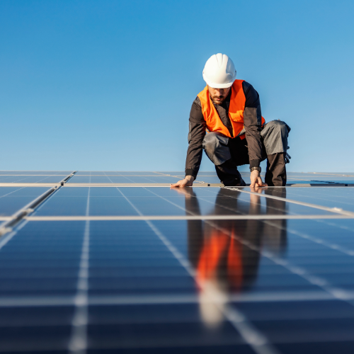 graphic image of solar panel