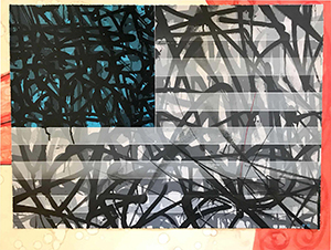 SABER DWE Flag by Ryan Weston Shook