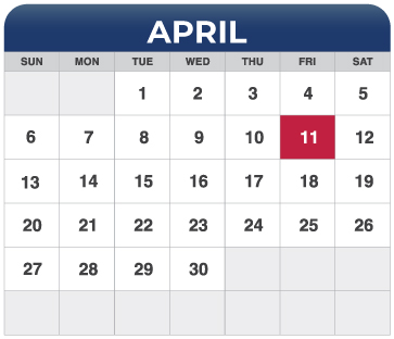 April Calendar April Calendar