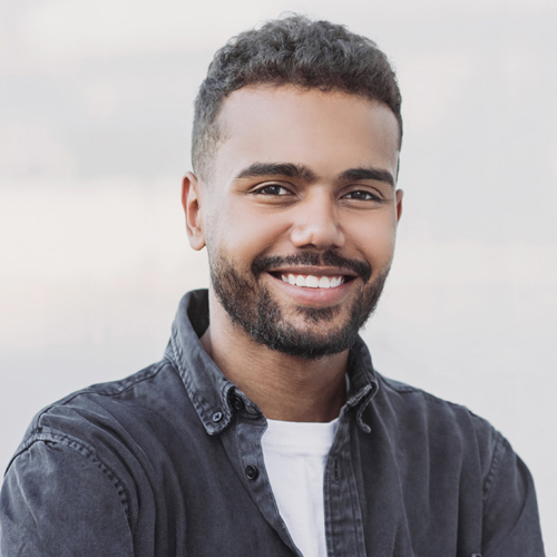 male student smiling male student smiling