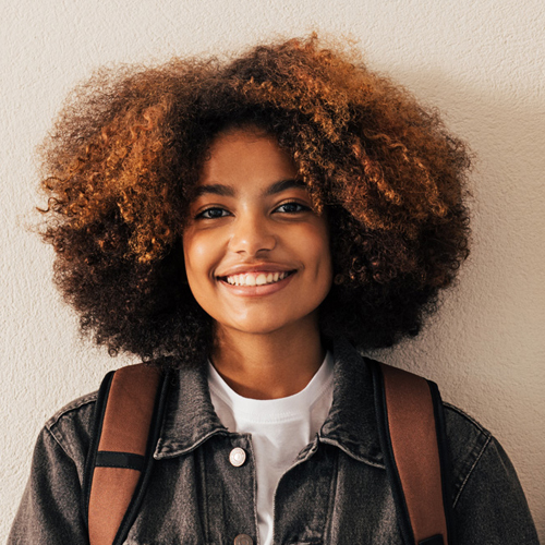 female student smiling female student smiling