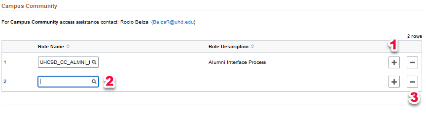 Add or Delete Security Roles screen capture