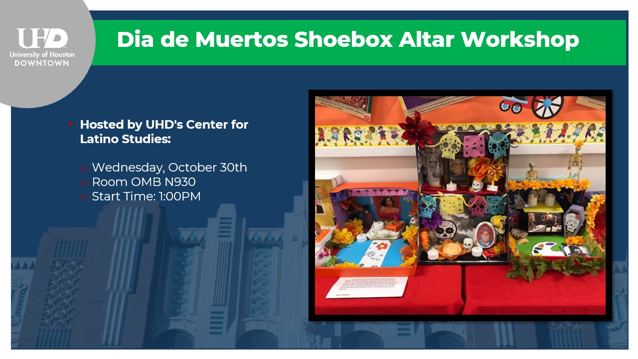Dia de los muertos altar workshop.