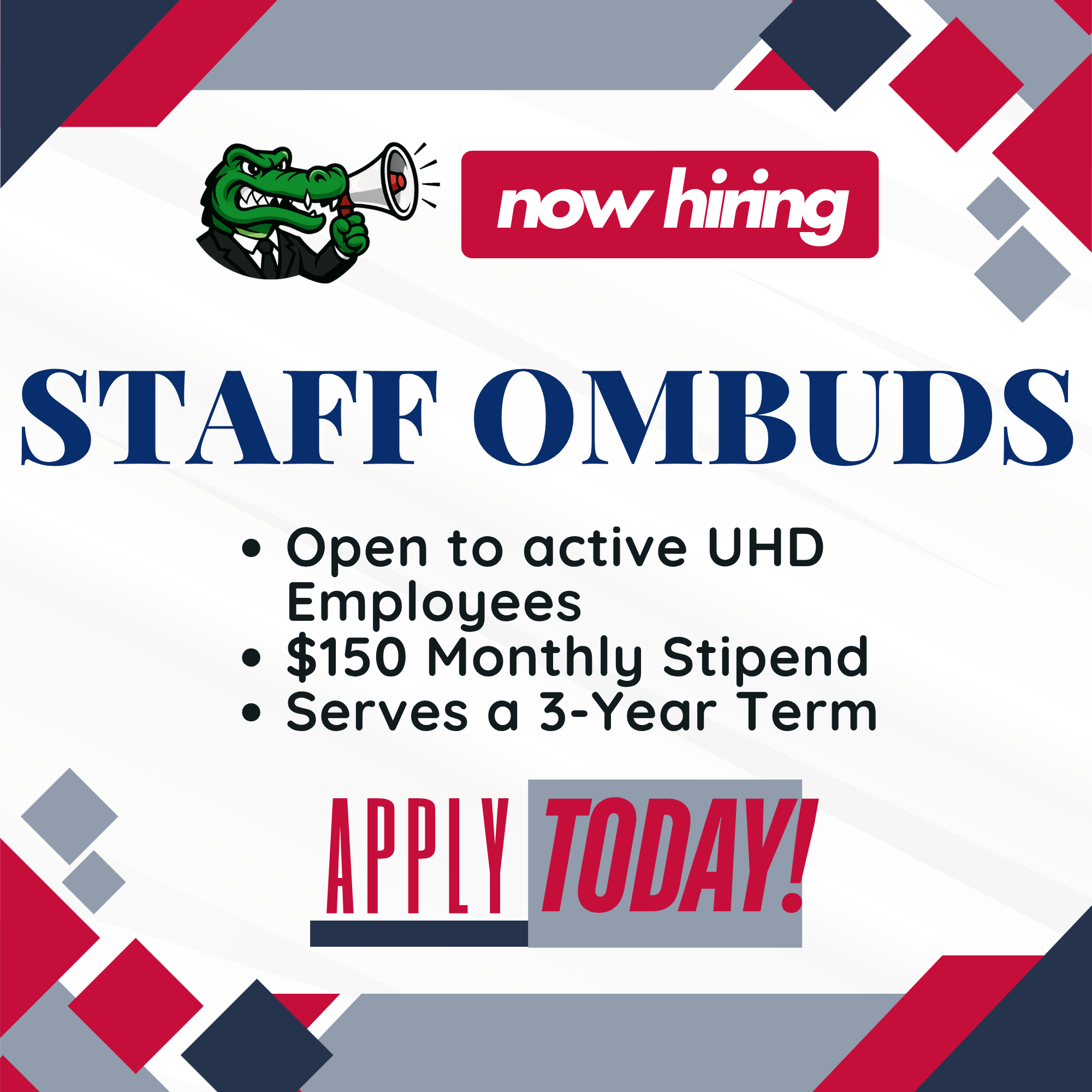 Staff Ombuds Hiring Flyer