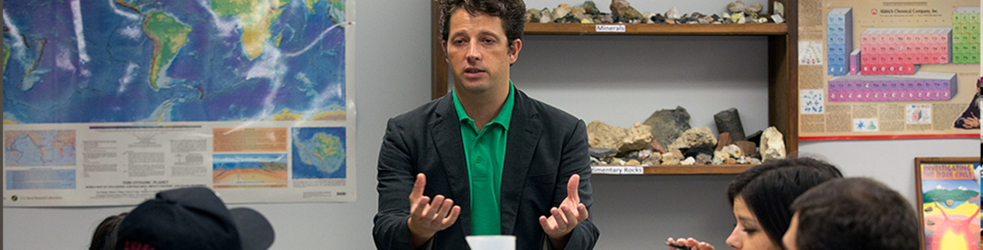 professor lecturing class