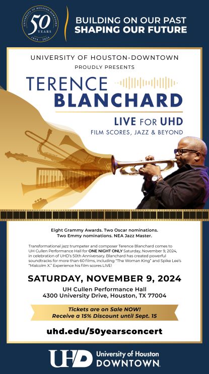 Terence Blanchard concert flyer