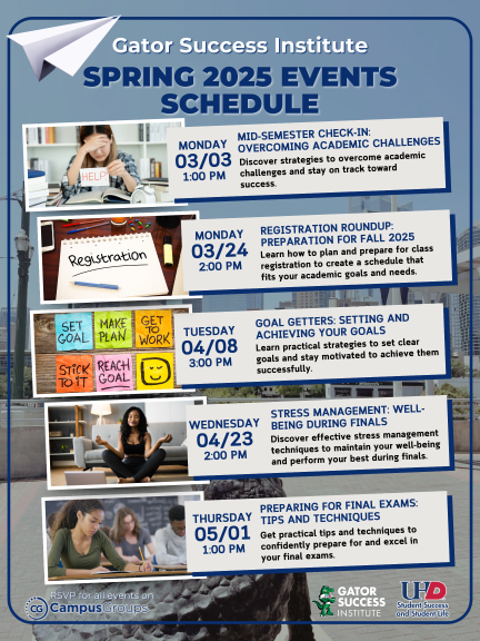 GSI Spring 2025 Success Workshops 2 GSI Spring 2025 Success Workshops