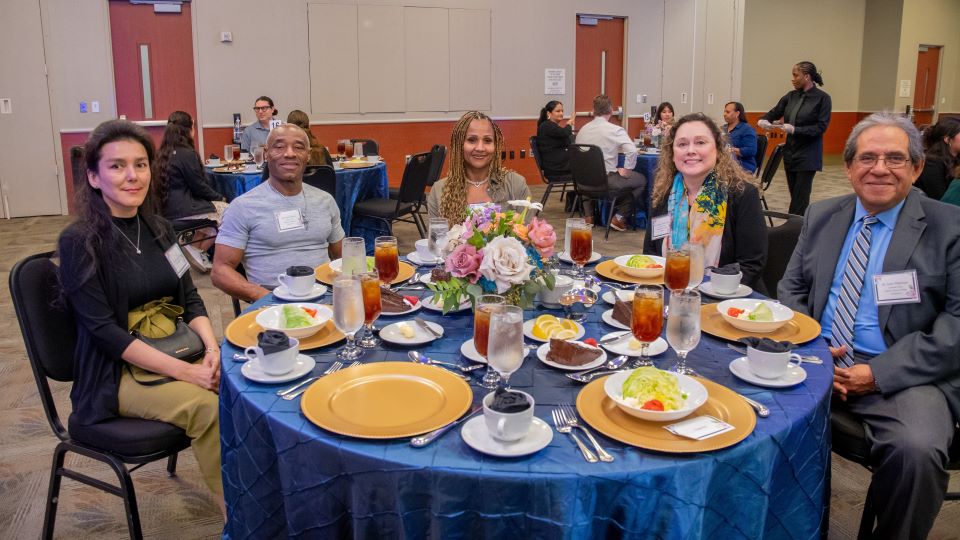 Students at Donor Luncheon