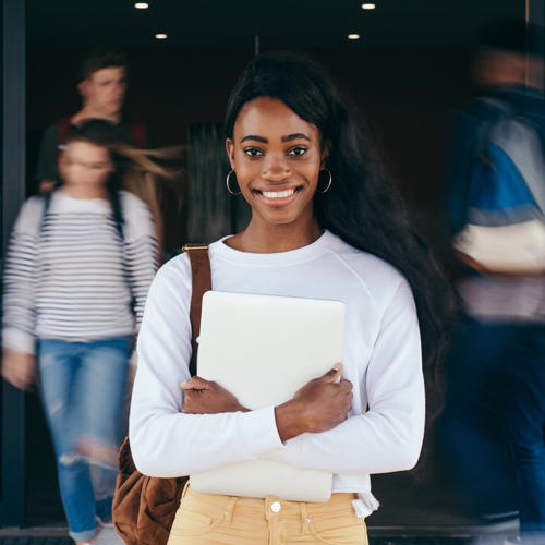 smiling student smiling student